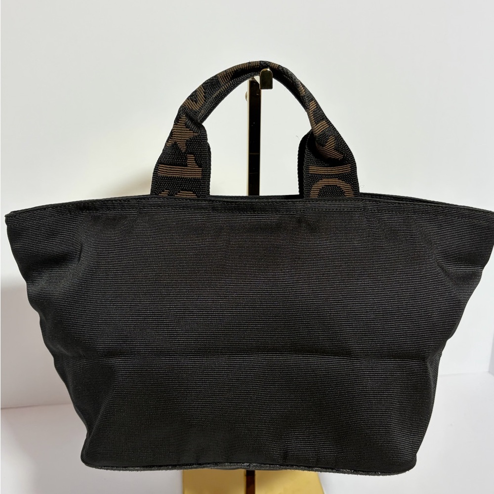 Fendi Black Tote with Brown Lettering - Picture 6 of 15